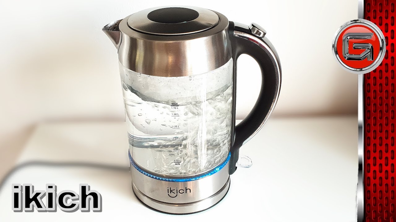 Hommak iKich Eco Glass Electric Kettle 1.7L Cordless Water kettle