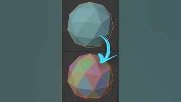 Blender Separate All Faces to Objects #blender #tutorial #3d #cgian