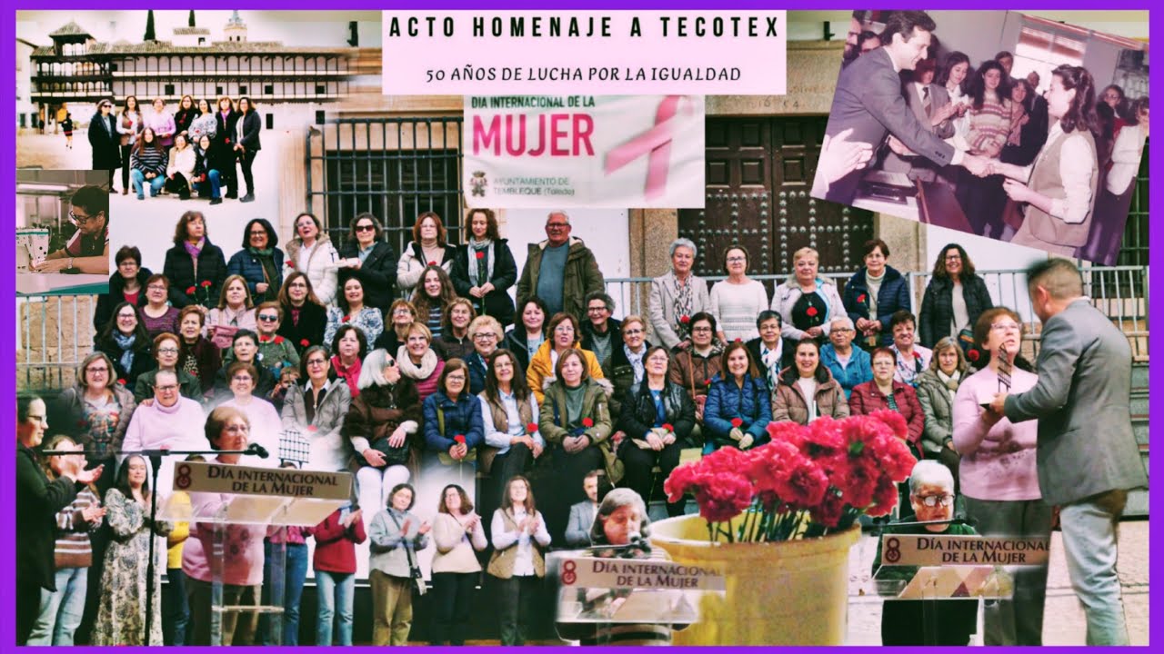 Acto del Homenaje a TECOTEX. Día Internacional de la Mujer. Tembleque. 7-3-2026