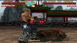 TEKKEN 3 HEIHACHI VS KUMA FULL GAMEPLAY