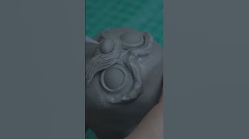 Sculpting Jake the Dog from Adventure Time