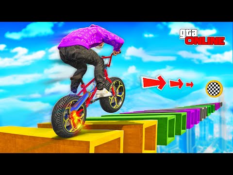 КАК ДАЛЕКО ЧИТЕРСКИЙ ТУРБО-BMX СМОЖЕТ ПРОЕХАТЬ ПО СЛОМАННОЙ ДОРОГЕ? ЭКСПЕРИМЕНТЫ ГТА 5