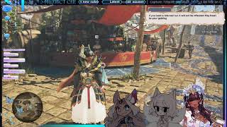 [Monster Hunter Wilds Collab] Gaming with the Gworls @heyjanaebers and @yotsuhaseishin screenshot 1