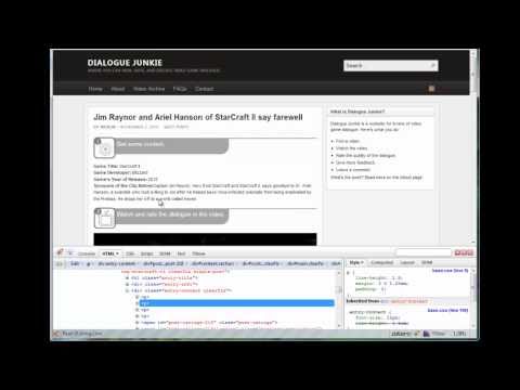 How to edit the CSS on your WordPress Website using the Arras Theme and Firebug