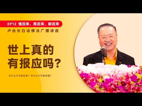 世上真的有报应吗? | 卢台长白话佛法广播讲座 EP12 |懂因果、畏因果、解因果 |guanyinxlfm - YouTube