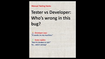 Tester vs Developer: Who’s Wrong in This Bug? | Its