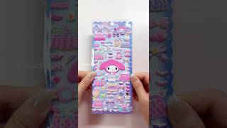 Sanrio My Melody Dress-Up 3D Bubble Stickers#DIY #art #Handmade #paperdiy
