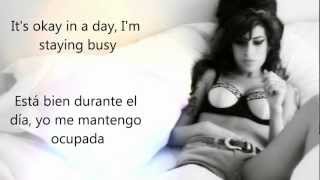Video thumbnail of "Amy Winehouse Wake Up Alone Lyrics English-Spanish"