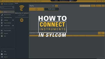How to connect instruments in Sylcom