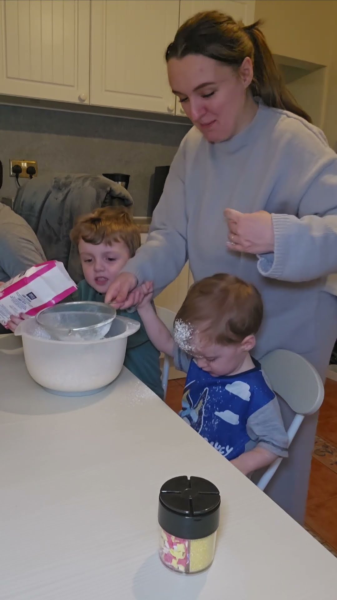 Mom Accidentally Covers Son In Sugar || ViralHog