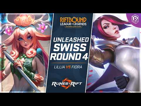 Lillia vs Fiora - Round 4 | Riftbound Unleashed Tournament 2