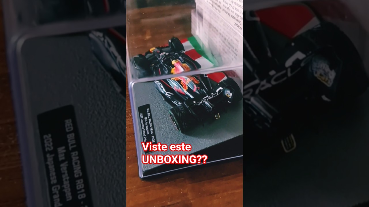 Promo UNBOXING! RED BULL RACING RB18 de MAX VERSTAPPEN! Colección RACING CARS. JAPANESE GRAN PRIX!