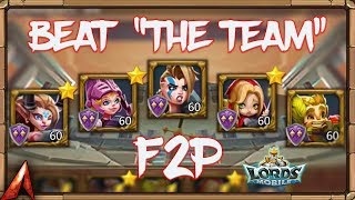 Beat "The Team" In Colosseum Completely F2P! Lords Mobile