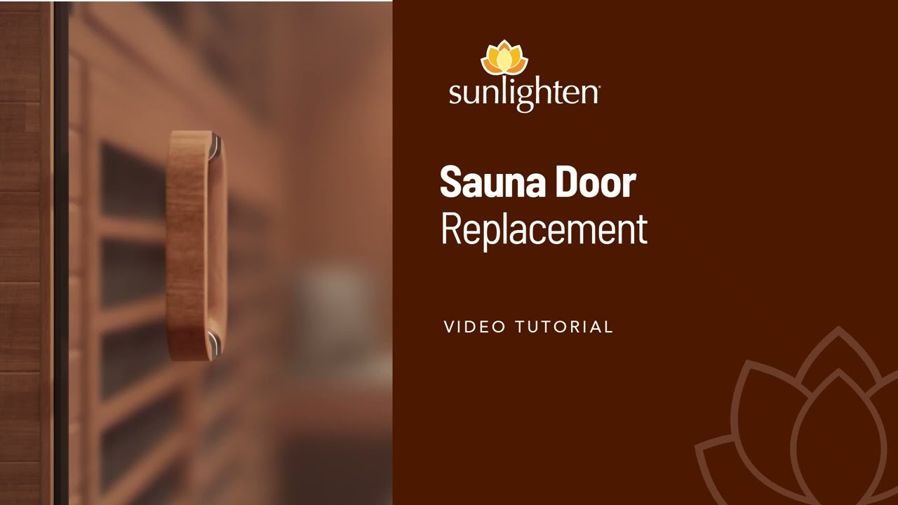 Sunlighten mPulse Sauna Door Replacement YouTube
