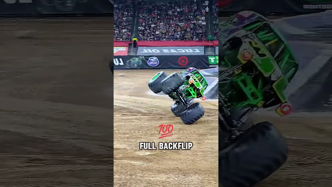 Insane Monster Truck Backflip! 