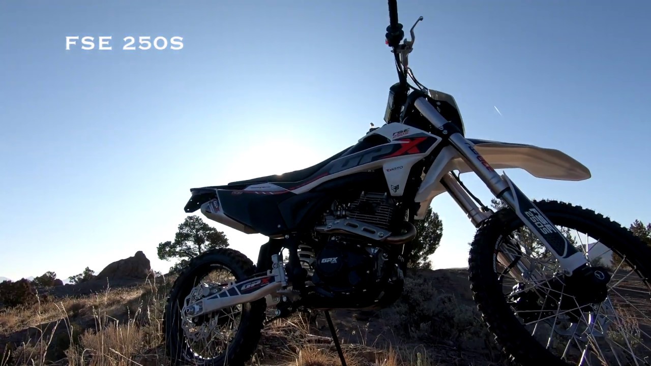 GPX Moto FSE 250S Quick Look YouTube
