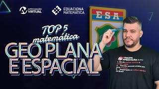 🔴 AO VIVO: Geometria Plana e Espacial -  Contagem Regressiva ESA  #2