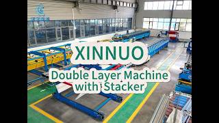XINNUO double layer machine with stacker for south africa