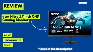 Acer Nitro 27" QHD Gaming Monitor KG271U Review 180Hz, 0.5ms, HDR10, FreeSync, IPS Gaming Perfection
