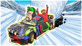 Download Lagu A GIANT SNOWBALL IS FOLLOWING US in BeamNG Drive Mods!! MP3