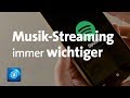 Musik-Streaming sorgt für wachsenden Umsatz