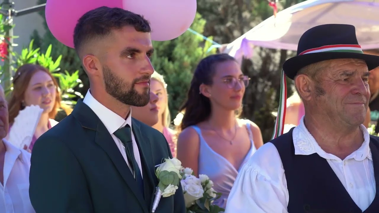 Esküvői részlet Való Edit és Szlávik János Lakodalmáról Kathi Lajos Vővéllyel 2025.07.05.
