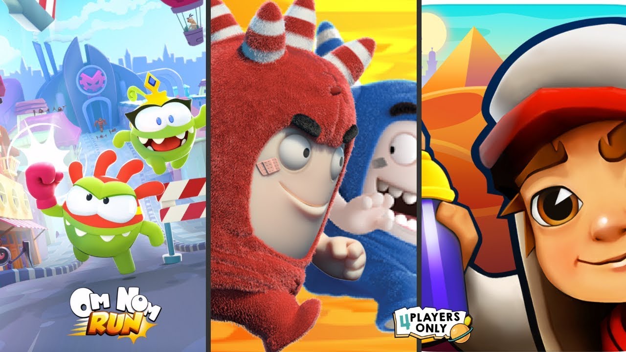 Om Nom: Run VS Oddbods Turbo Run VS Subway Surfers [CAIRO 2020]
