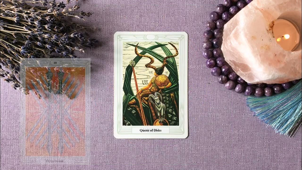 Queen of Disks Thoth Tarot Meanings YouTube