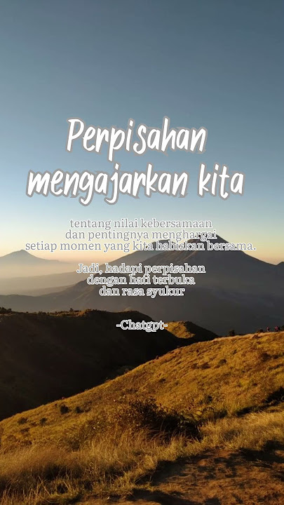 KATA KATA PERPISAHAN PART 1 #quotes #katakata #katakatabaper