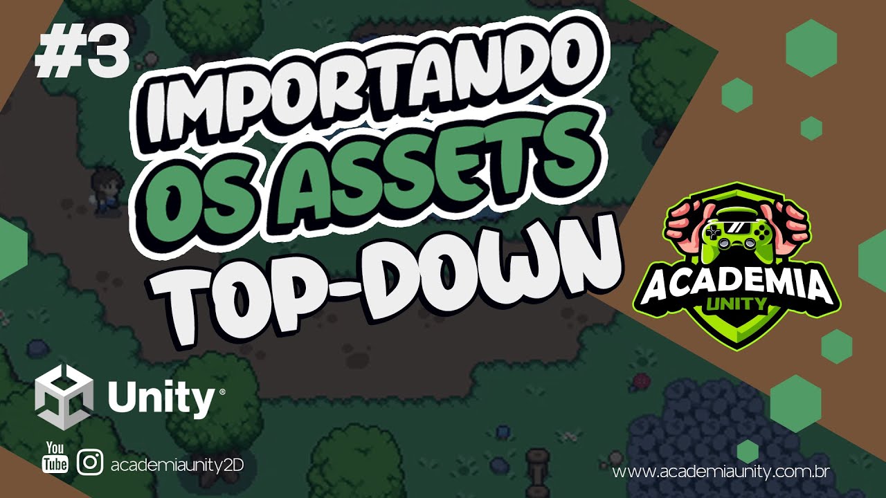 Criando um jogo Top Down no Unity: Aula #3 - Importando os Assets - YouTube
