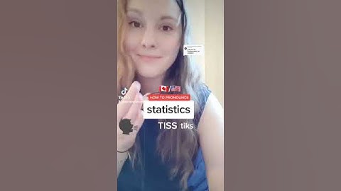 HOW TO PRONOUNCE "statistics" LIKE A NATIVE SPEAKER // ESL English Help