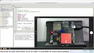 Lcdcolor Test On Yd-Esp32-S3-Eyecircuitpython 8