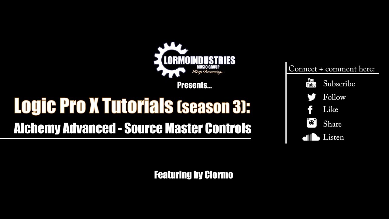 Alchemy Source Global/Master Controls (Logic Pro Tutorial)