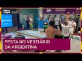 [VÍDEO] Comemoração no vestiário da Argentina tem provocação ao Brasil: “o pentacampeão se tremeu”
