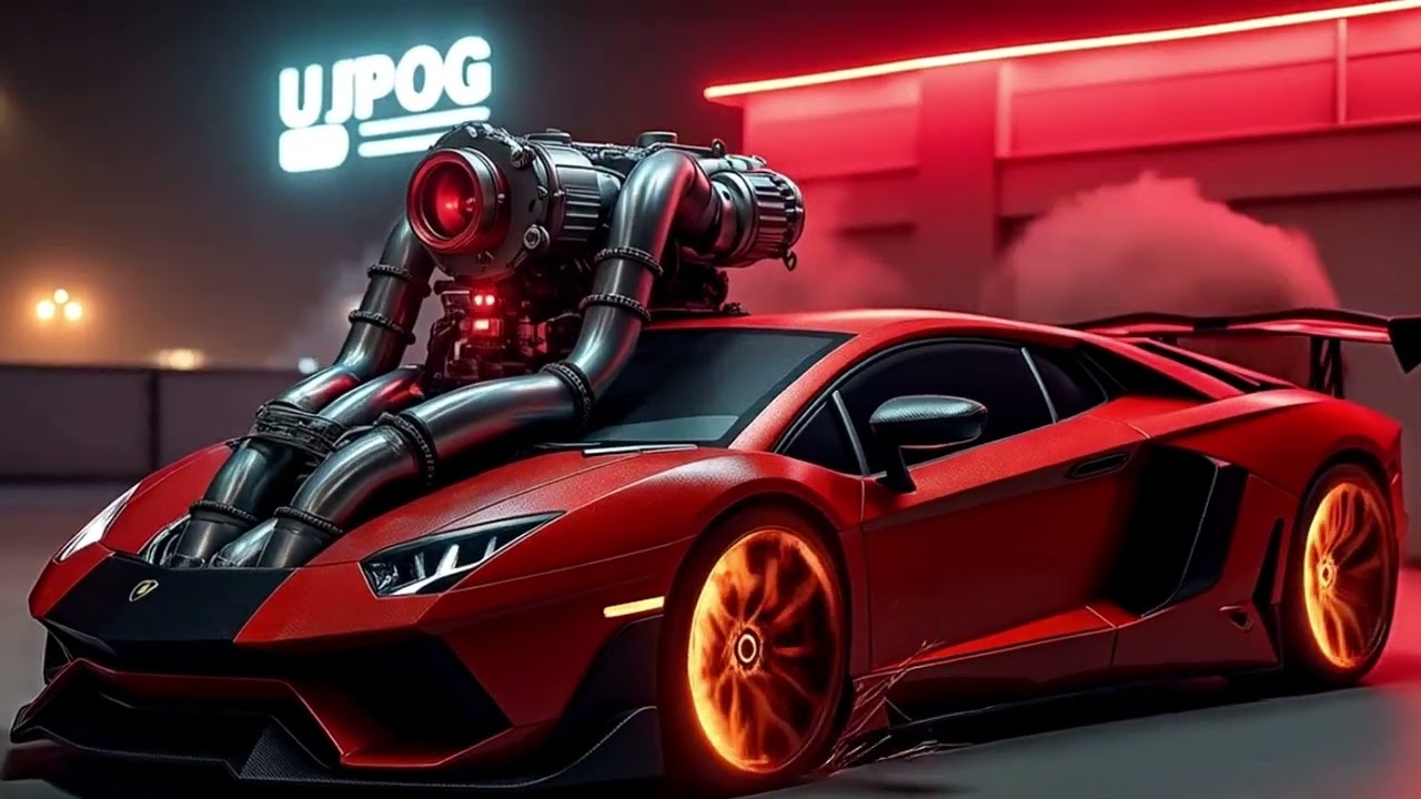 Racing Through the Night with Urban Beats 