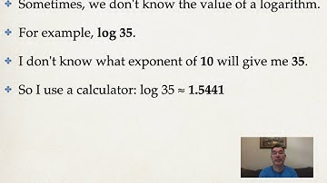 Logarithms in Base 10