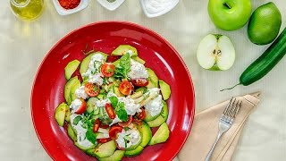 Sallate Me Avokado Dhe Straciatella