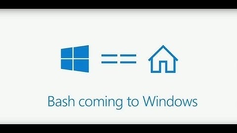 Installing Ubuntu BASH terminal on Microsoft Windows 10
