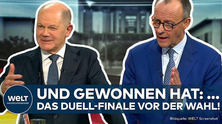 BUNDESTAGSWAHL: Scholz vs. Merz! Wer das letzte TV-Duell vor der Wahl für sich entscheiden konnte!
