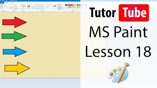 MS Paint Tutorial - Lesson 18 - Cut Copy and Paste screenshot 4