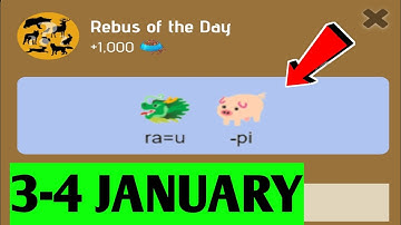 Rebus Of The Day Zoo 3 January | Zoo Rebus Of The Day | 3 January Rebus Zoo
