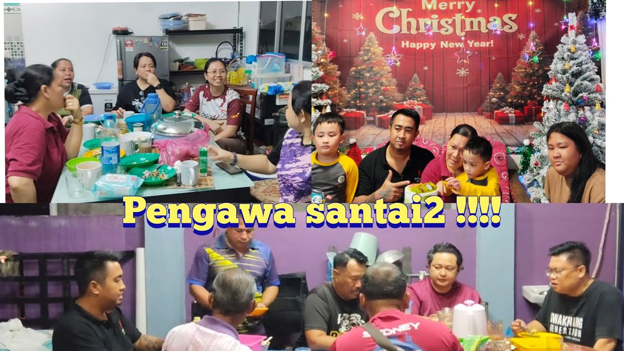 Gotong royong memasak menu: perut manuk tuai special,Babi panggang style rumah panjai vlog