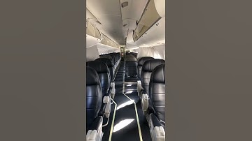 Alaska Airlines E175 Cabin with boarding music