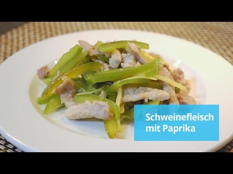 Rezept: Schweinefleisch Mit Paprika - Nings Küchen-Quickie