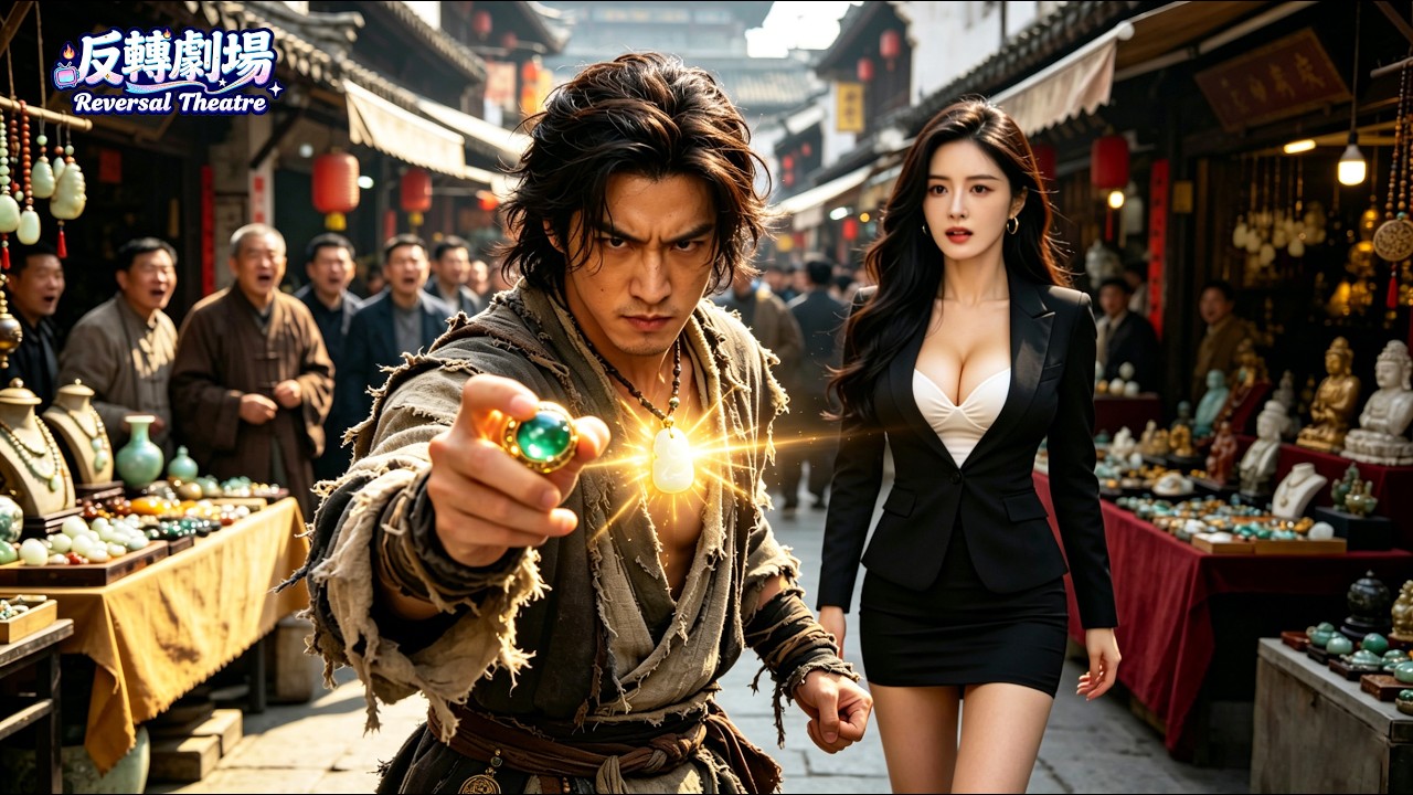 美女總裁好心救下被欺辱的窮小子，豈料他竟是絕世鑑寶奇才！一眼看穿所有寶物為美女總裁贏得千億獎金！當晚主動約他瘋狂示好！#短劇 #逆襲 #反轉 #冲上云霄