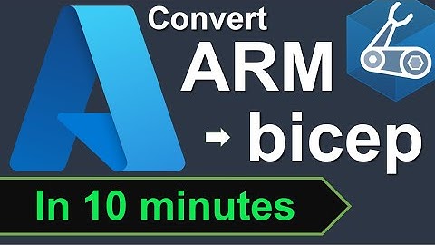 Convert ARM to bicep