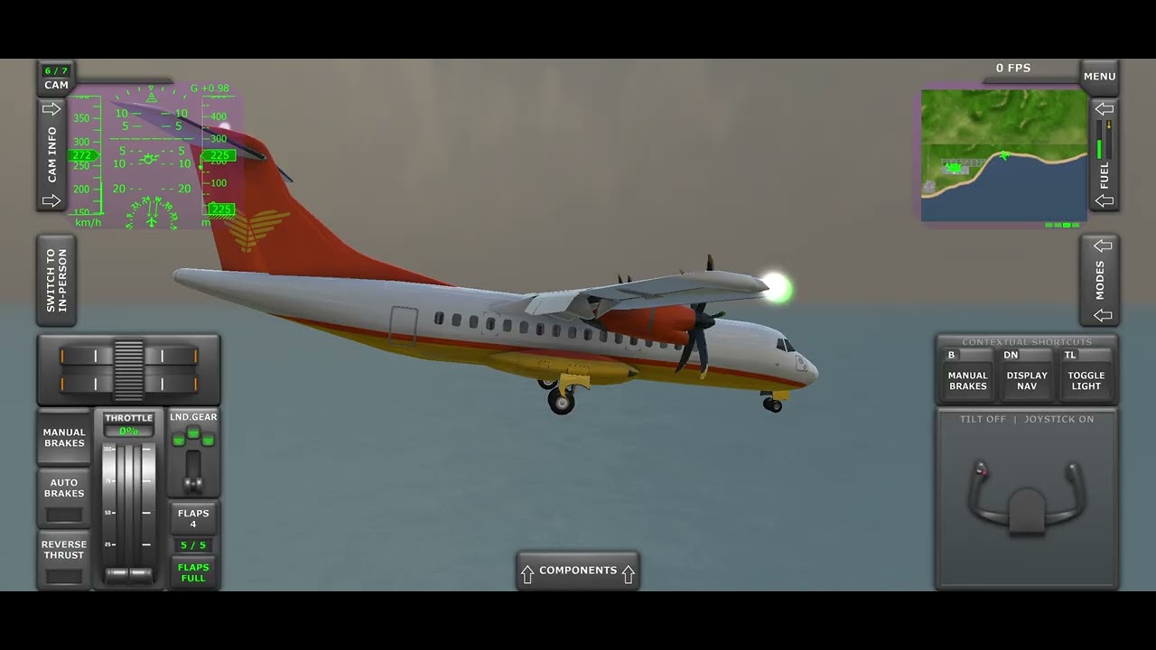 Haciendo acrobacias ✈️🚀 Aterrizaje con un solo motor 😩