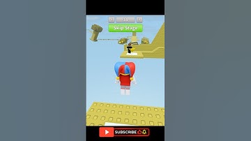 NO Jumping Difficulty Chart Obby । By No Jump Studios #shorts #roblox #nojump