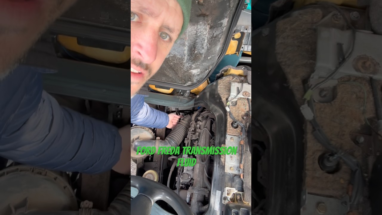 Ford Freda transmission fluid, check and top up. #mazdabongo #justdoit #diy #automobile #homerepair