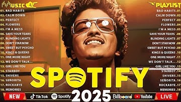 Dua Lipa, Rose, Ed Sheeran, Maroon 5, Rihanna, Bruno Mars, Adele, The Weeknd 🍁 Top 100 songs 2025